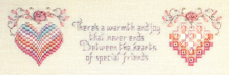 Heart to Heart Sampler - Counted Embroidery Pattern - PDF Download