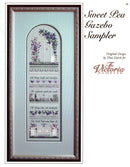 The Victoria Sampler - Sweet Pea Gazebo Sampler Leaflet  - needlework design company