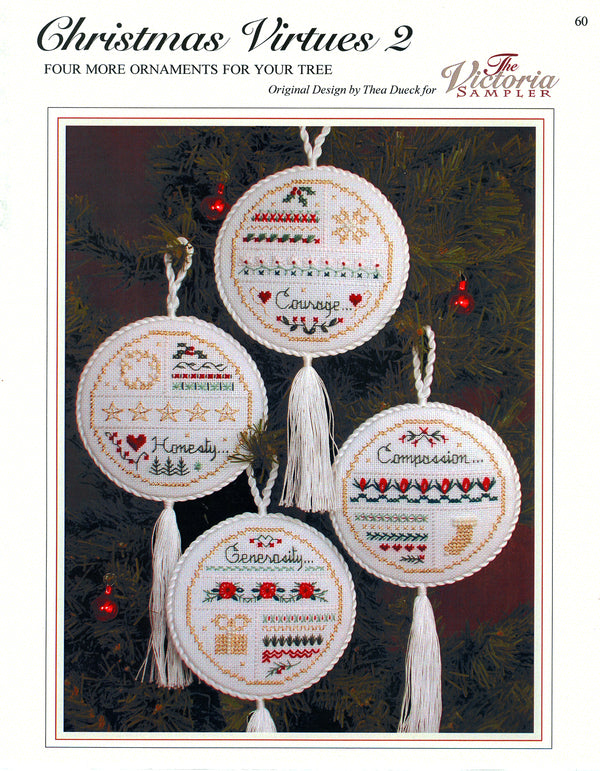 Christmas Virtues II Ornaments - PDF Downloadable Chart - Part 2 of 2