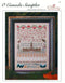 O Canada Sampler - Embroidery and Cross Stitch Pattern - PDF Download