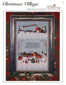 Christmas Village Sampler - Embroidery and Cross Stitch Pattern - PDF Download