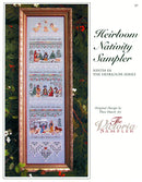 Heirloom Nativity Sampler - Embroidery and Cross Stitch Pattern - PDF Download