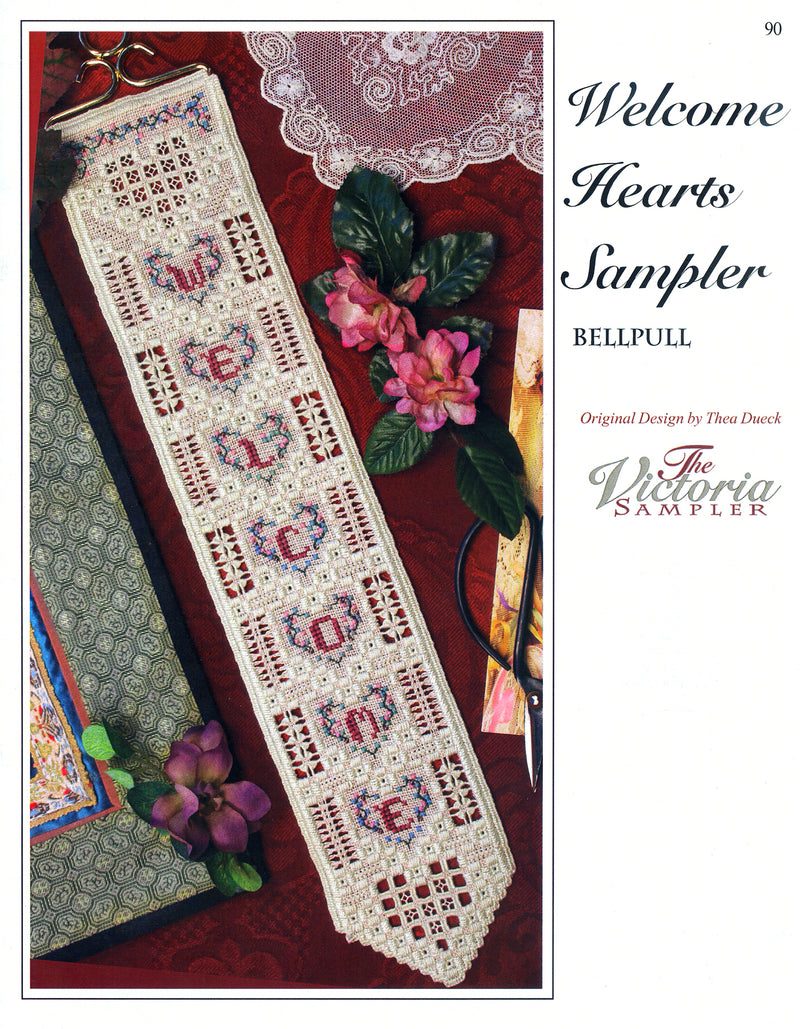 Welcome Hearts Sampler - Downloadable PDF Chart