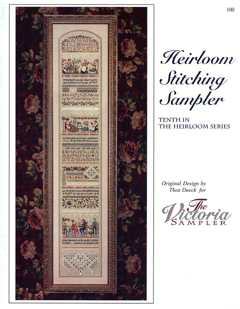 Heirloom Stitching Sampler - Downloadable PDF Chart