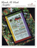 Hands to Work Sampler - Embroidery and Cross Stitch Pattern - PDF Download