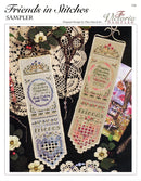 Friends in Stitches Sampler - Embroidery and Cross Stitch Pattern - PDF Download