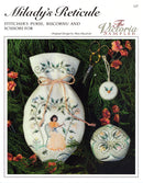 Milady's Reticule - Embroidery and Cross Stitch Pattern - PDF Download