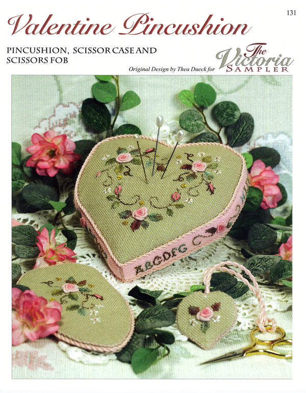 Valentine Pincushion - Downloadable PDF Chart