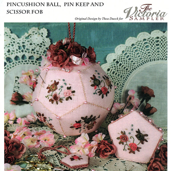 Victorian Pincushion - Victorian Pincushion chart - Salty Yarns