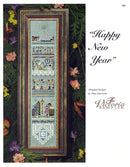 The Victoria Sampler - Happy New Year Sampler Leaflet  - needlework design company