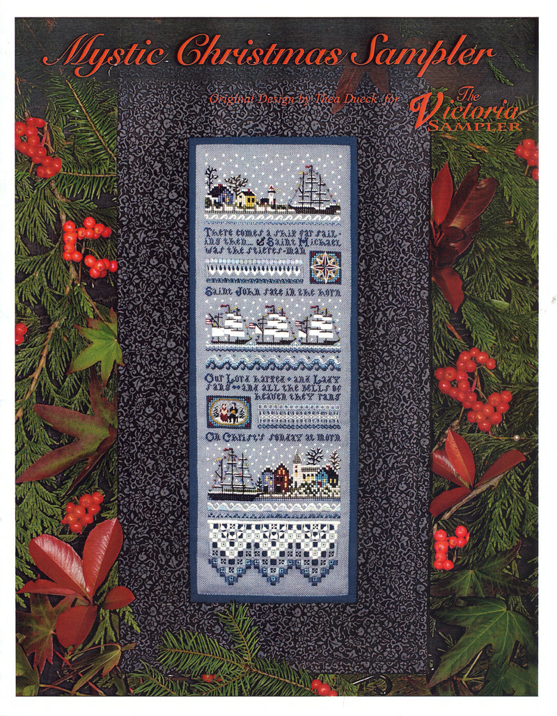 Mystic Christmas Sampler - Embroidery and Cross Stitch Pattern - PDF Download