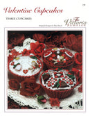The Victoria Sampler - Valentine Cupcakes Leaflet  - needlework design company