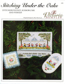 The Victoria Sampler - Stitching Under the Oaks Sampler Leaflet  - needlework design company