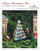 The Victoria Sampler - Gingerbread Village Christmas Tree Leaflet  - needlework design company