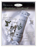 The Victoria Sampler - May Birthday Needleroll Sampler Leaflet  - needlework design company