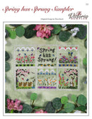 The Victoria Sampler - Spring has Sprung Sampler Leaflet  - needlework design company