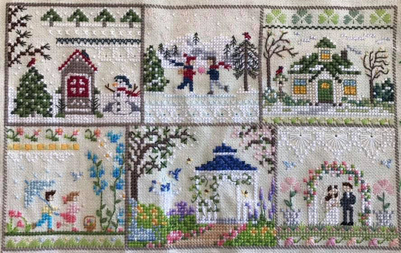 A Year In Stitches - Part 06 - June - PDF Downloadable Chart