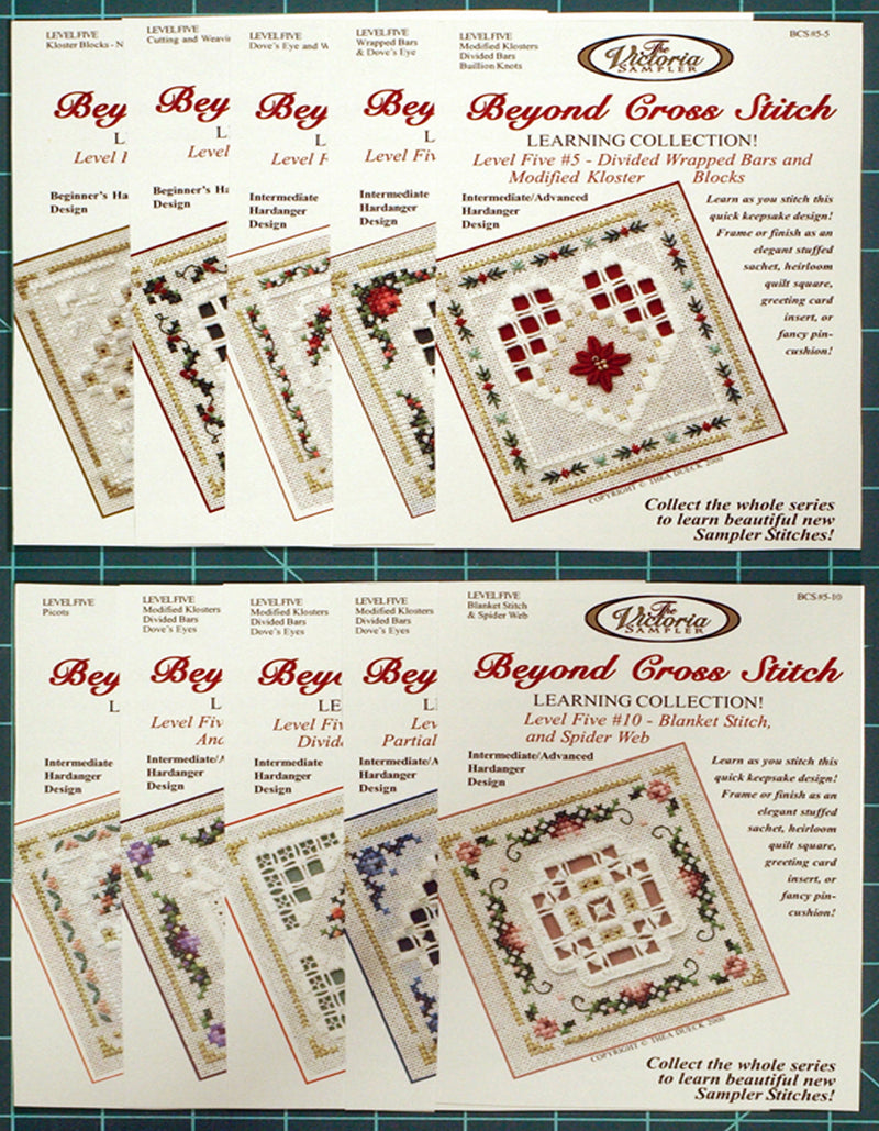 Beyond Cross Stitch Level 5 - All 10 Patterns (PDF Download) (US$62.50 Value)