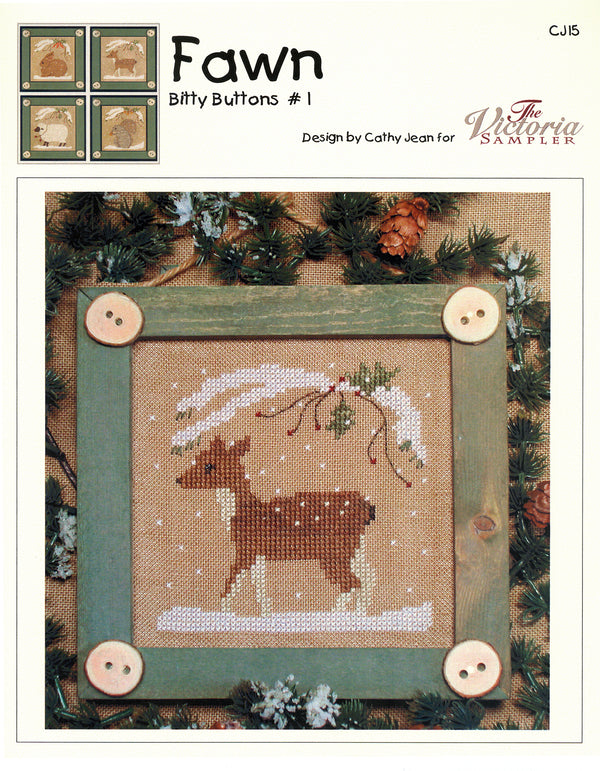 Bitty Buttons Fawn - PDF Downloadable Chart