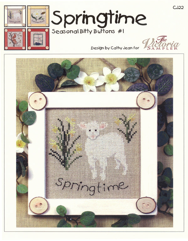 Bitty Buttons Springtime - PDF Downloadable Chart