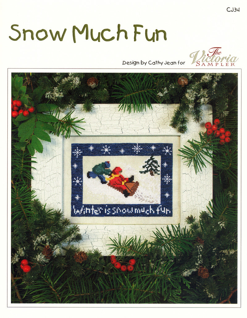 Snow Much Fun - Counted Cross Stitch Pattern - PDF Download