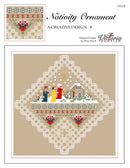 Nativity Ornament - Creative Collection - Embroidery and Cross Stitch Pattern - PDF Download