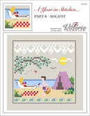 A Year In Stitches - Part 08 - August - PDF Downloadable Chart