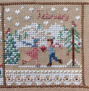 A Year In Stitches - Part 02 - February - PDF Downloadable Chart