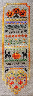 Hallowe'en Bookmark - Creative Collection - Embroidery and Cross Stitch Pattern - PDF Download