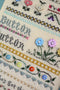 The Victoria Sampler - Button Sampler Leaflet  - needlework design company