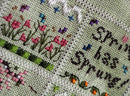 Spring has Sprung Sampler - Downloadable PDF Chart