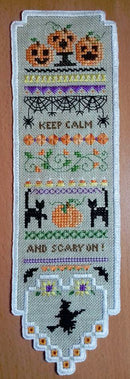 Hallowe'en Bookmark - Creative Collection - Embroidery and Cross Stitch Pattern - PDF Download