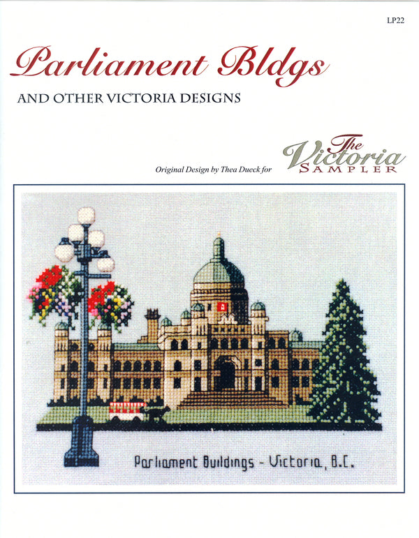 Parliament Buildings - Craigdarroch Castle, Fisgard Lighthouse - Canadian Cross Stitch Pattern - PDF Download