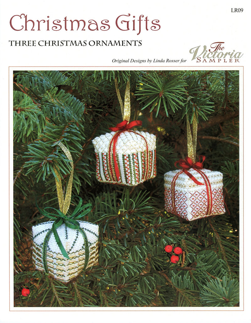 The Victoria Sampler - Christmas Gift Ornaments Chart  - needlework design company