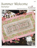 The Victoria Sampler - Summer Welcome Banner Chart  - needlework design company