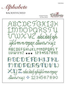 Alphabets: Backstitched - Counted Cross Stitch Pattern - PDF Download