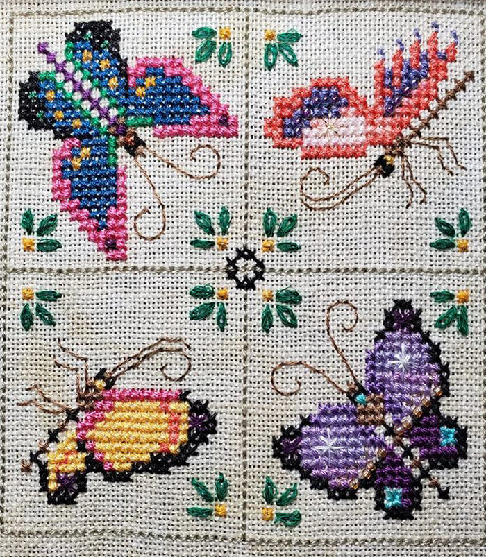 butterfly-biscornu-creative-collection-embroidery-and-cross-stitch-the-victoria-sampler for Free Printable Butterfly Cross Stitch Patterns Butterfly Biscornu - Creative Collection - Embroidery and Cross Stitch– The Victoria Sampler for Free Printable Butterfly Cross Stitch Patterns